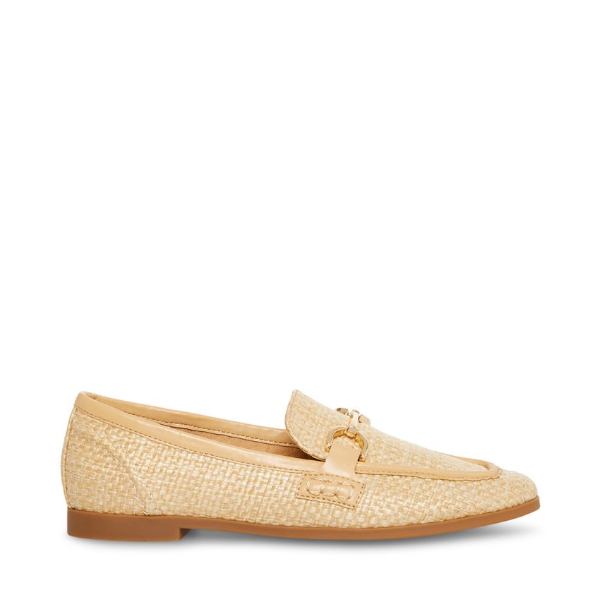 Loafers Steve Madden Carrine Raffia Mujer Beige | ES PW6431